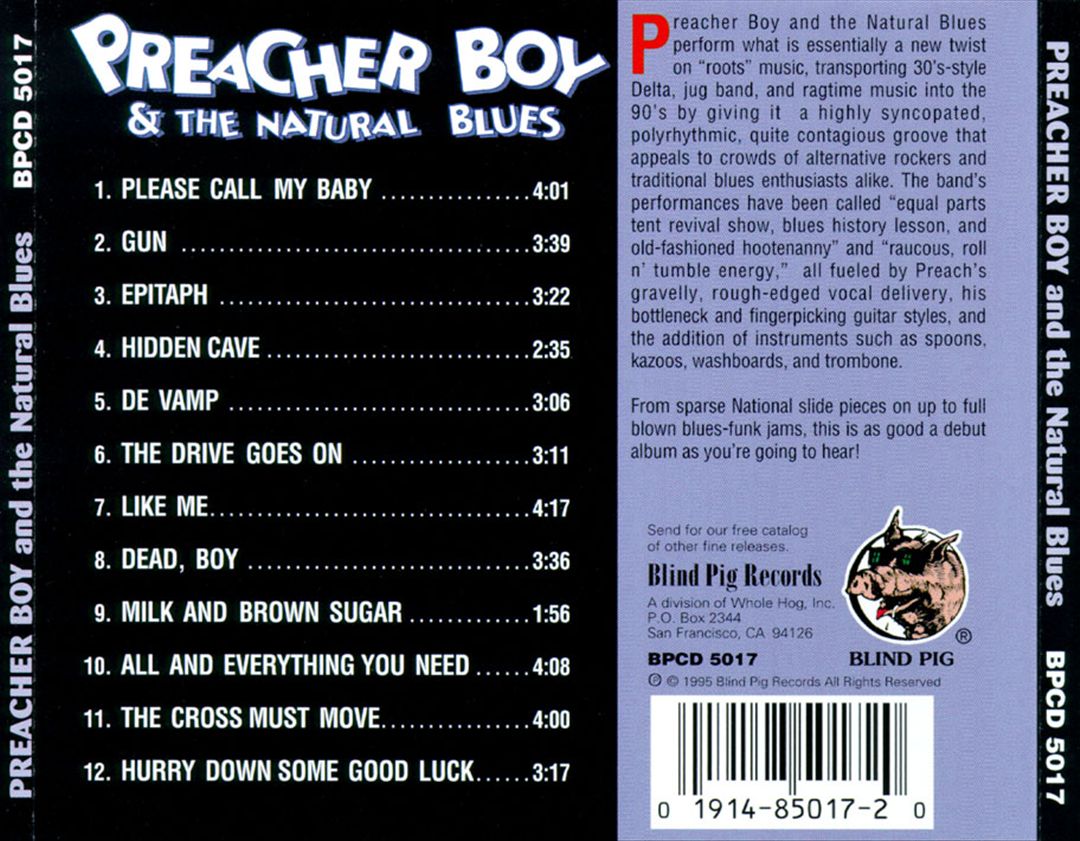 Preacher Boy & The Natural Blues cover art