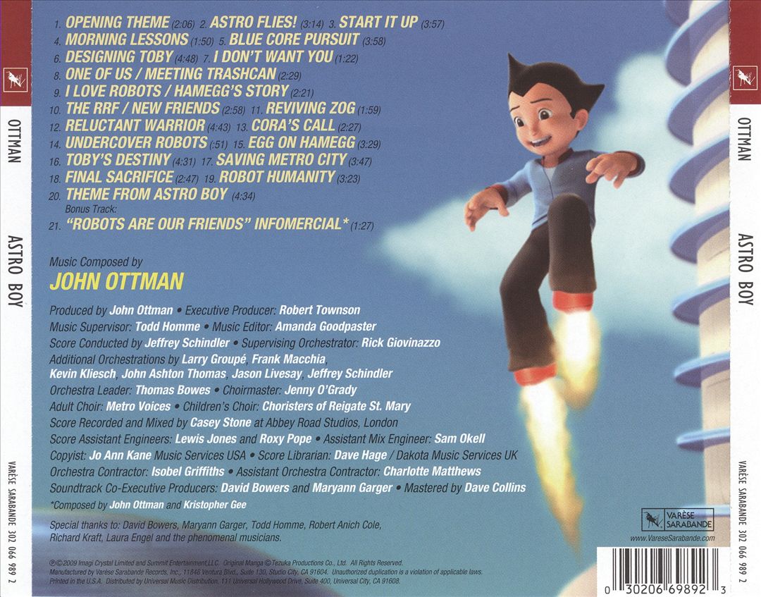 Astro Boy [Original Motion Picture Soundtrack] cover art
