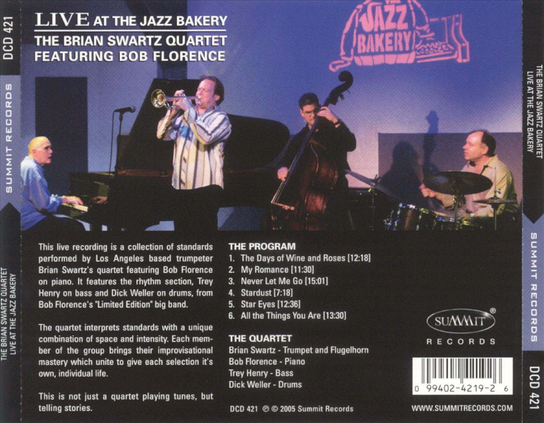 Live at the Jazz Bakery cover art