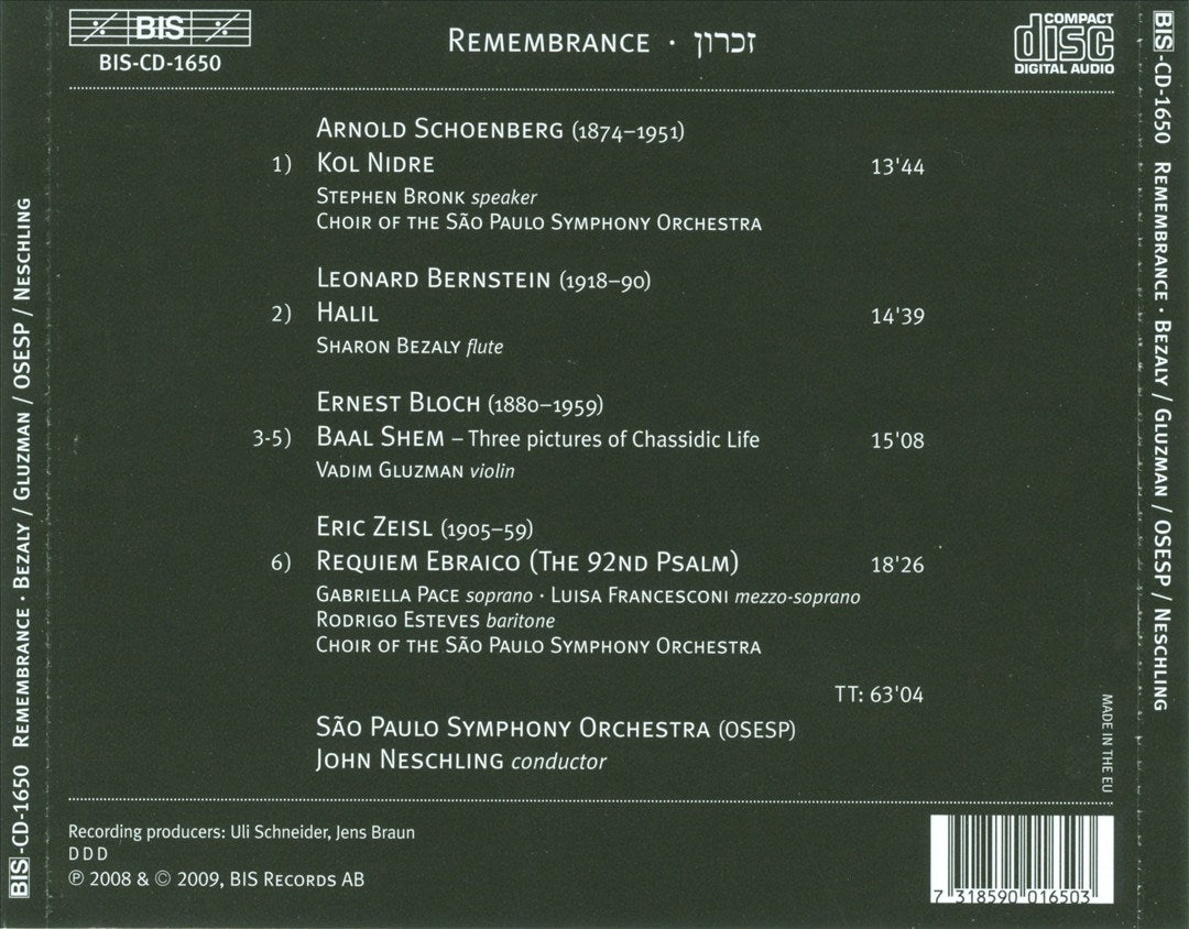 Remembrance cover art