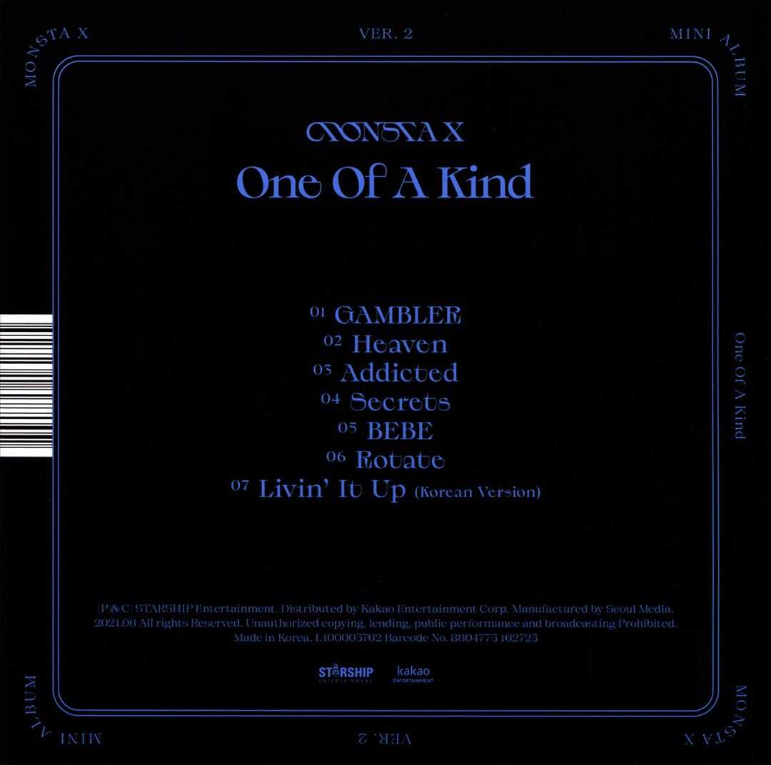 One of a Kind cover art