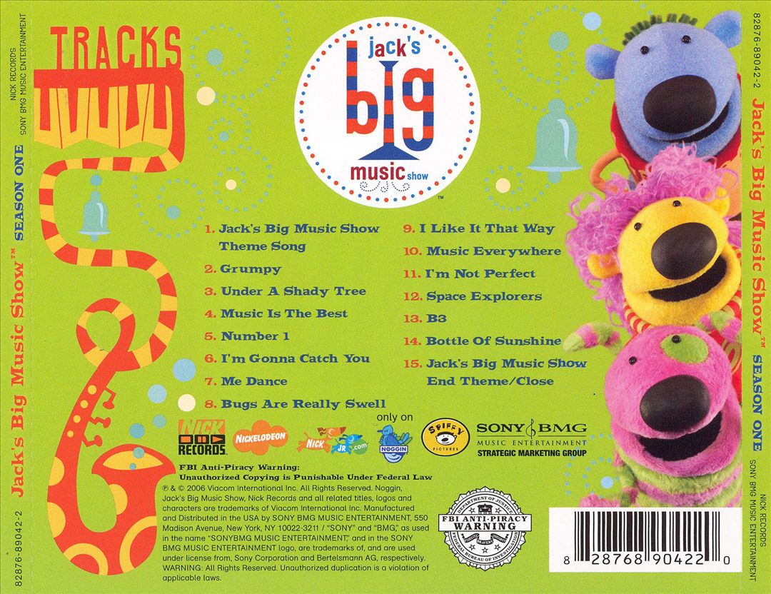 Jack's Big Music Show, Season 1 cover art