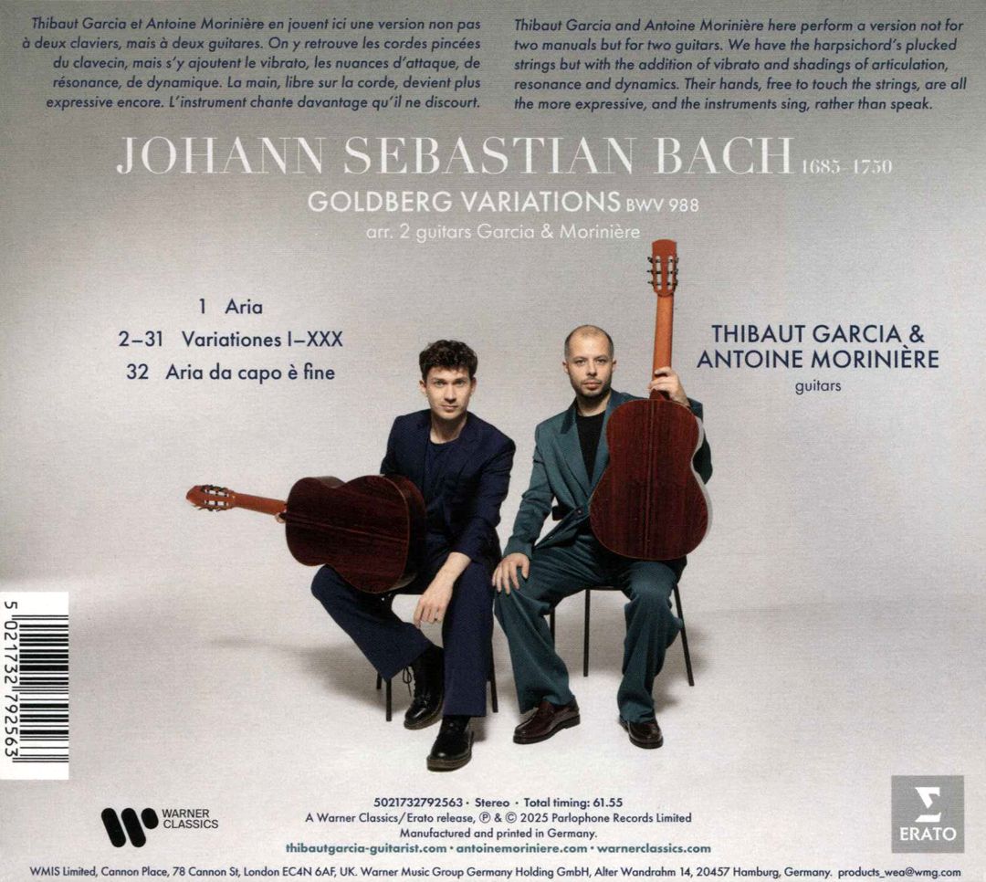 Bach: Goldberg Variations cover art