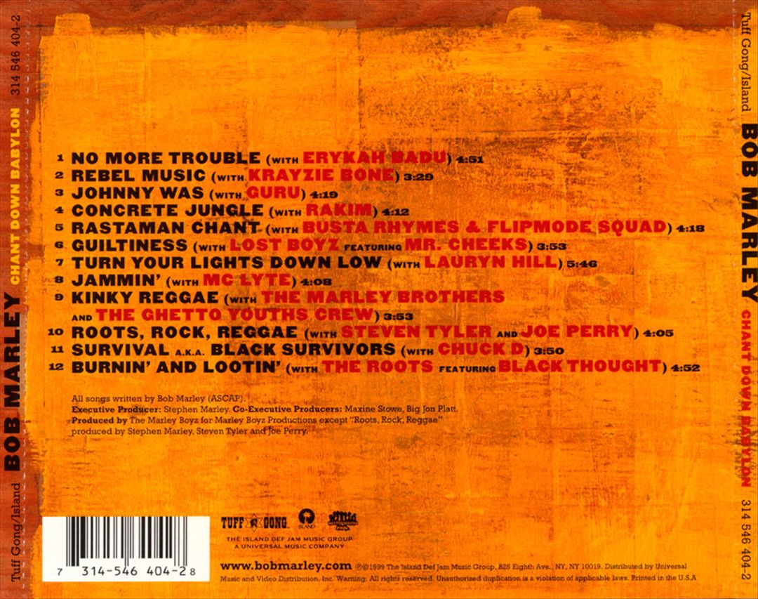 Chant Down Babylon cover art