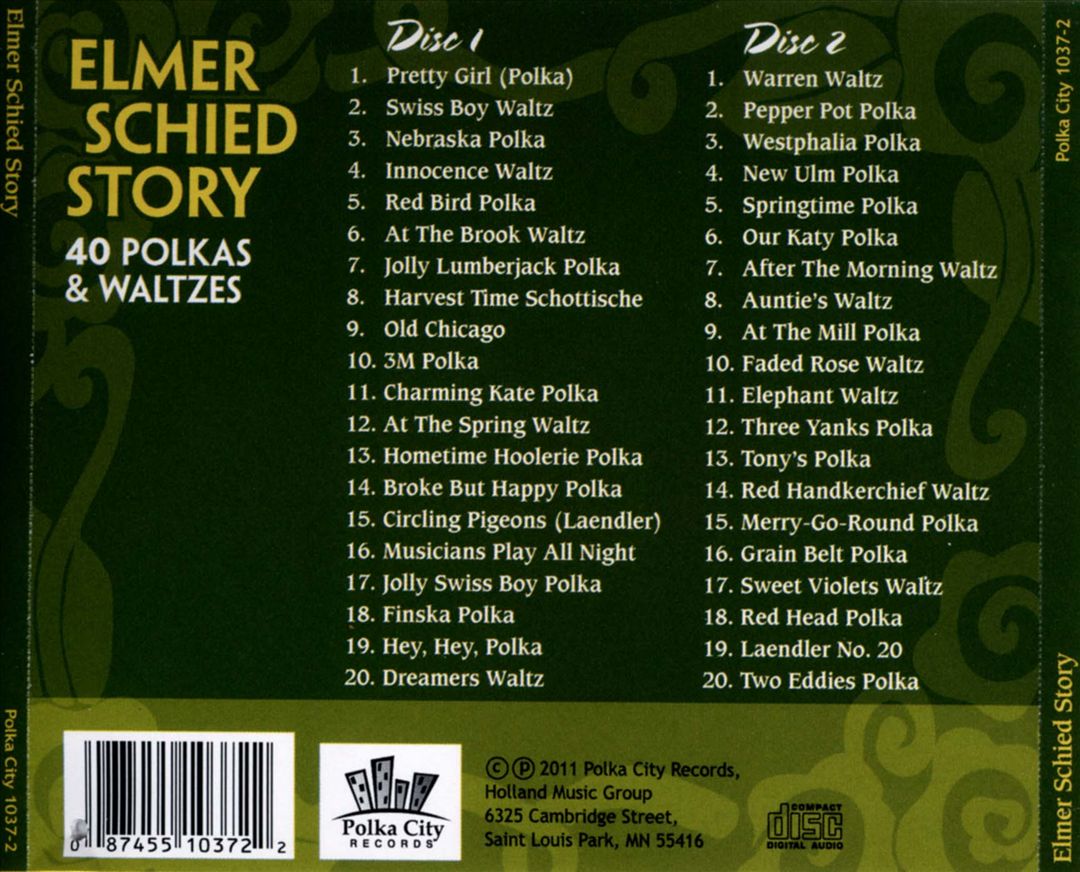 Elmer Scheid Story: 40 Polkas & Waltzes cover art