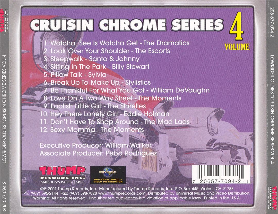 Lowrider Oldies Chrome, Vol. 4 cover art