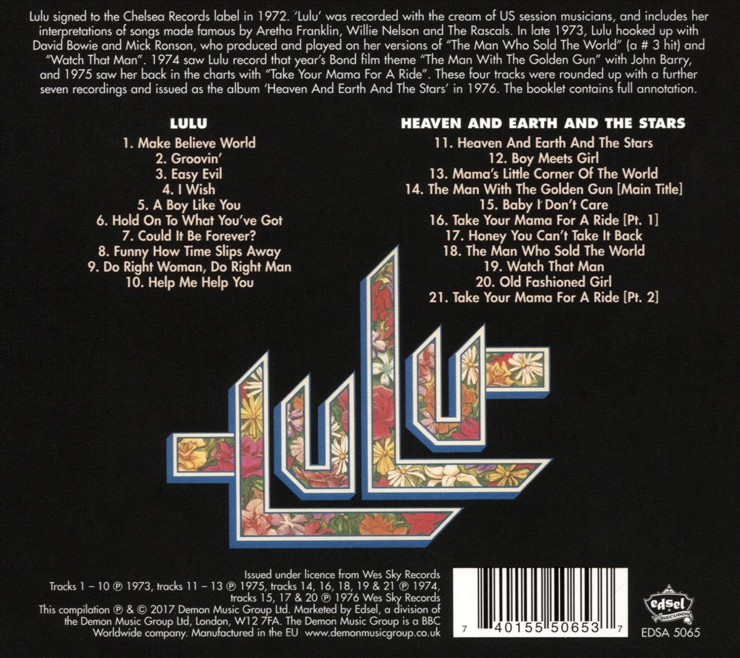 Lulu/Heaven & Earth & the Stars cover art