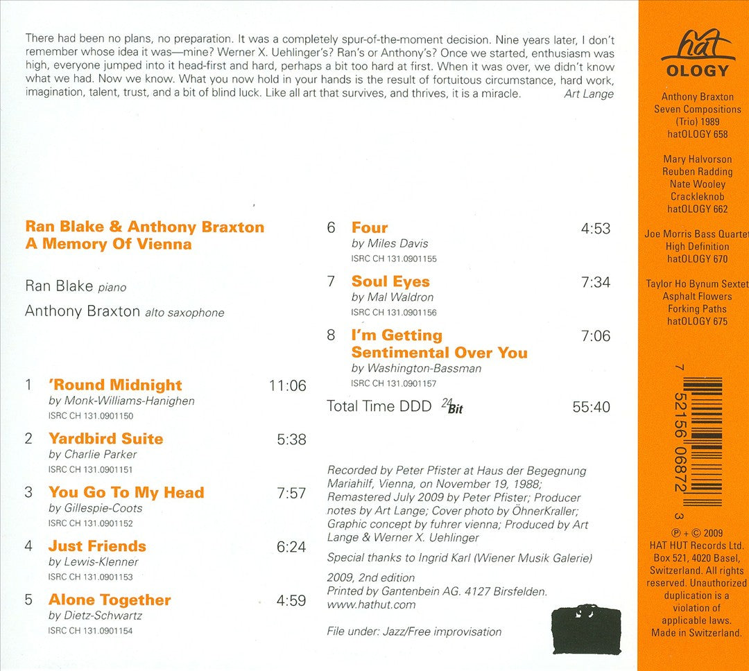 Memory of Vienna cover art