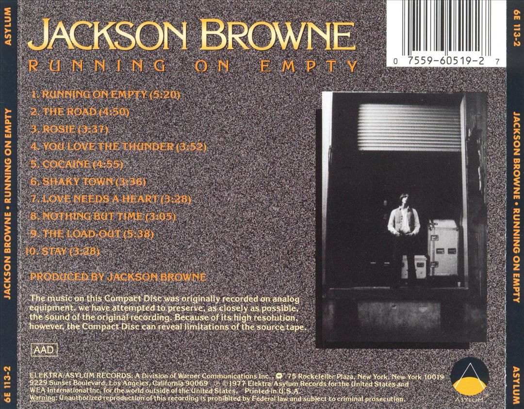 Running on Empty cover art