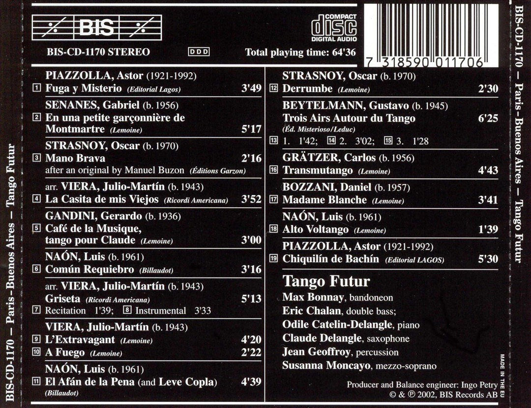 Paris - Buenos Aires cover art