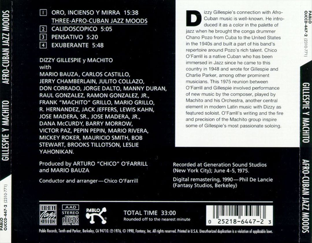 Afro-Cuban Jazz Moods cover art