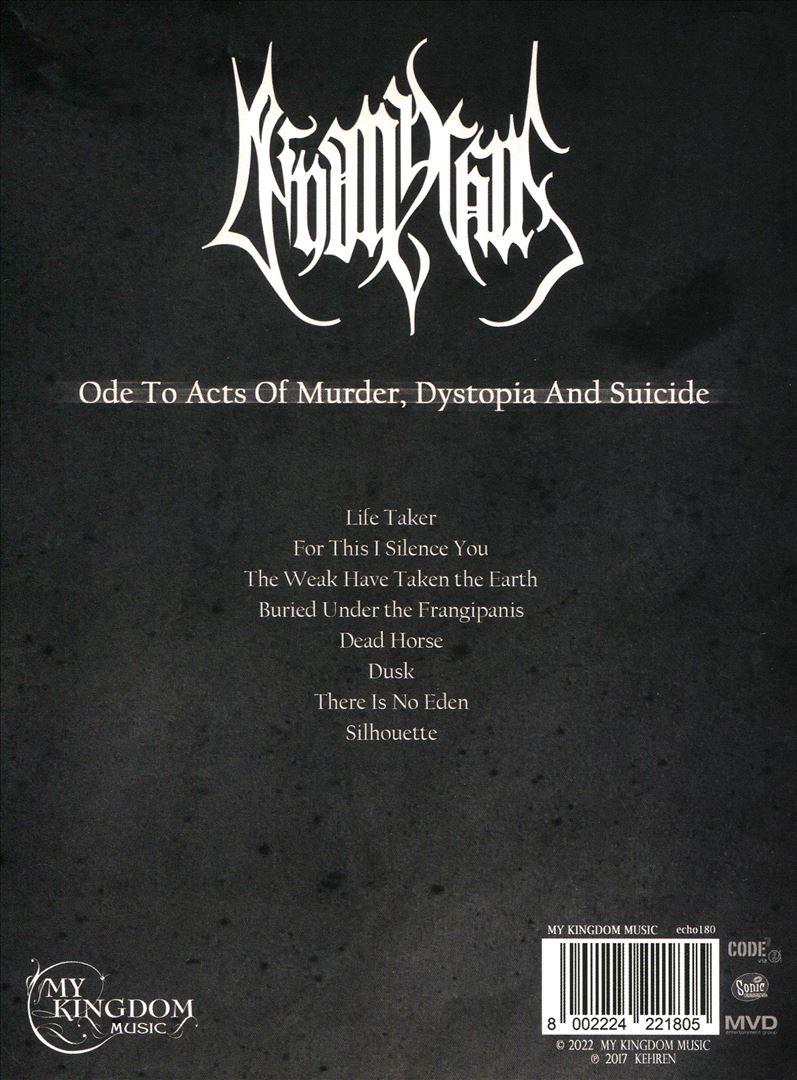 Ode to Acts of Murder, Dystopia and Suicide cover art