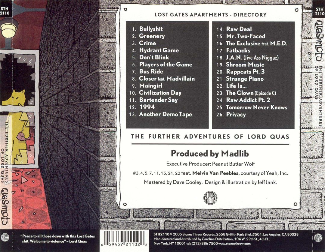 Further Adventures of Lord Quas cover art