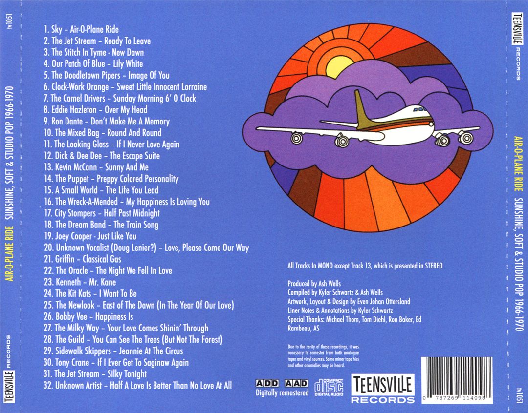 Air-O-Plane Ride: Sunshine, Soft & Studio Pop 1966-1970 cover art