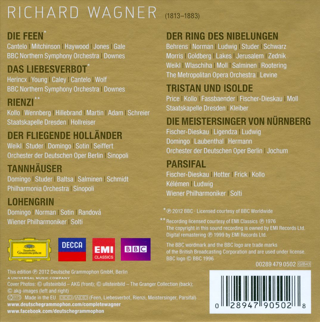 Wagner: Complete Operas [Limited Edition] cover art