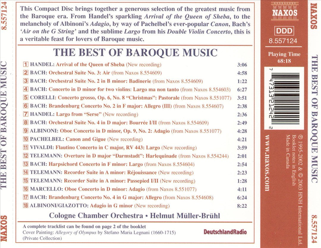 Best of Baroque Music cover art