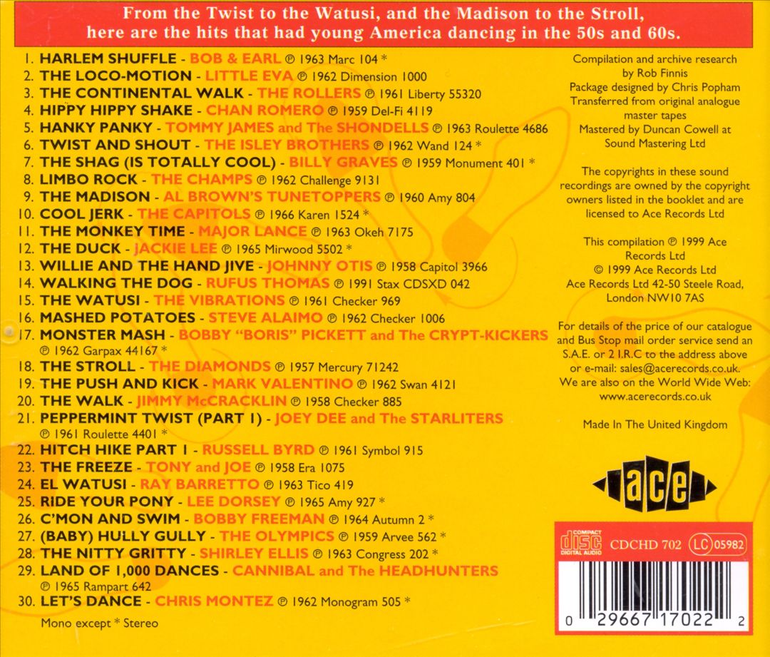 Land of 1000 Dances: The Ultimate Compilation of Hit Dances 1958-1965 cover art