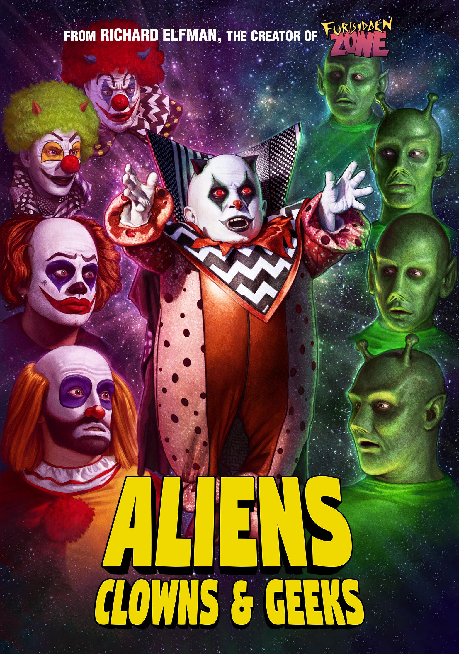 ALIENS, CLOWNS AND GEEKS cover art