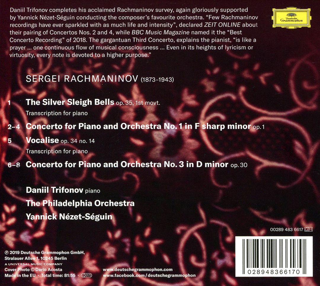 Destination Rachmaninov: Arrival - Piano Concertos Nos. 1 & 3 cover art
