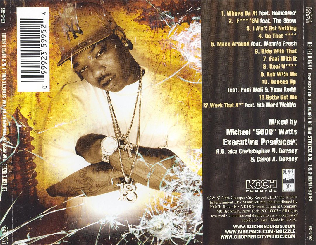 Best of tha Heart of tha Streetz, Vols. 1-2 cover art
