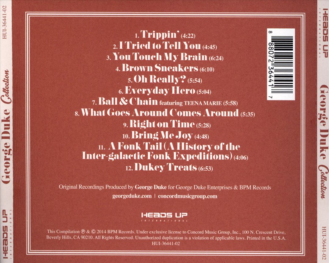 George Duke Collection cover art