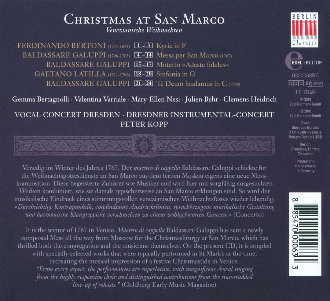 Christmas at San Marco cover art