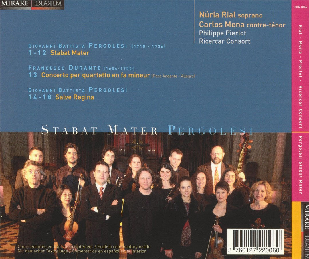 Pergolesi: Stabat Mater cover art