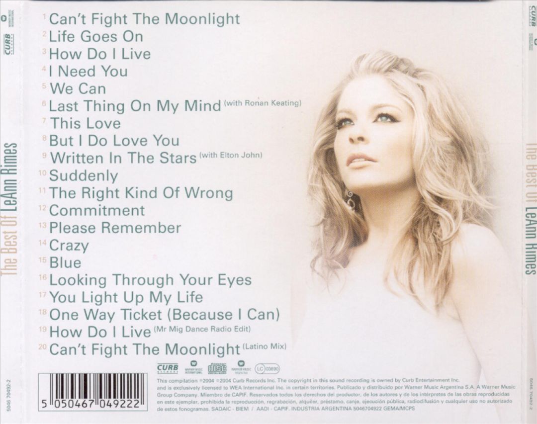 The Best of LeAnn Rimes [Import Bonus CD] cover art