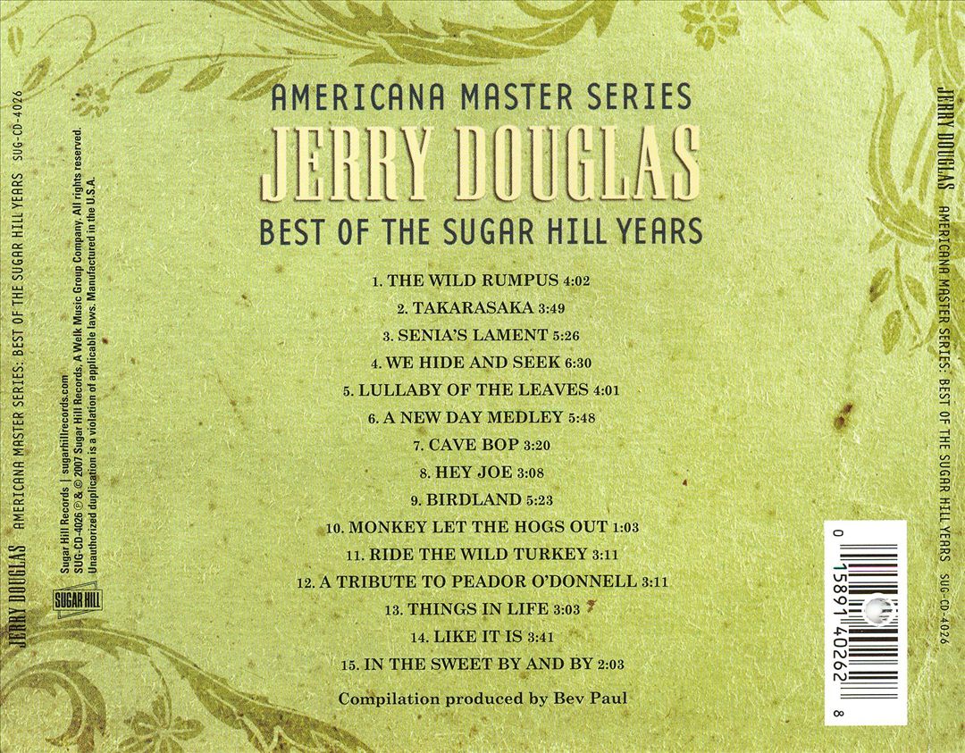 Best of the Sugar Hill Years cover art