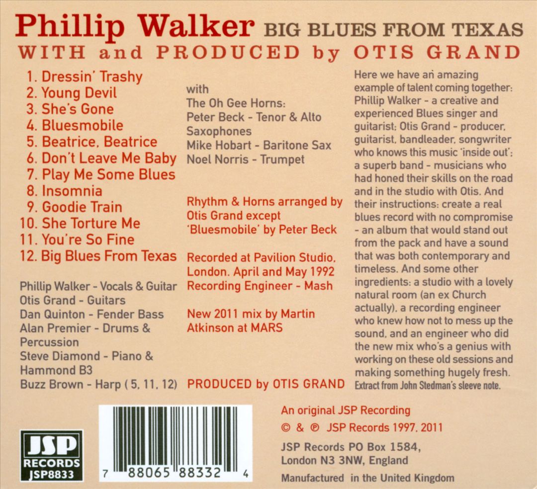 Big Blues From Texas cover art