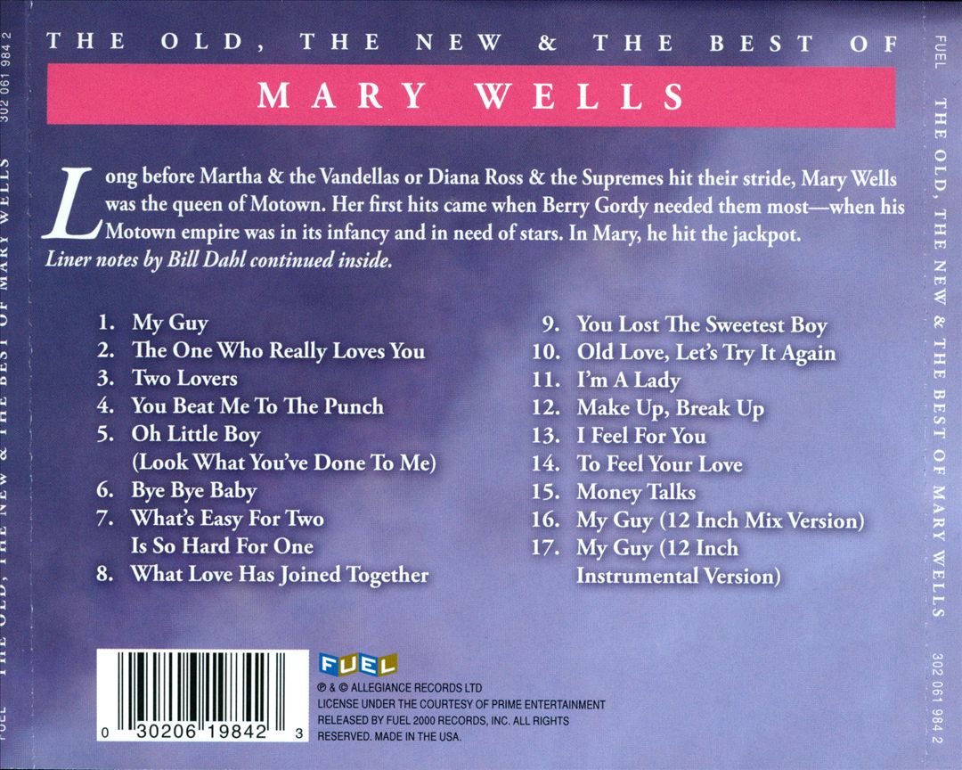 Old, The New & The Best of Mary Wells cover art