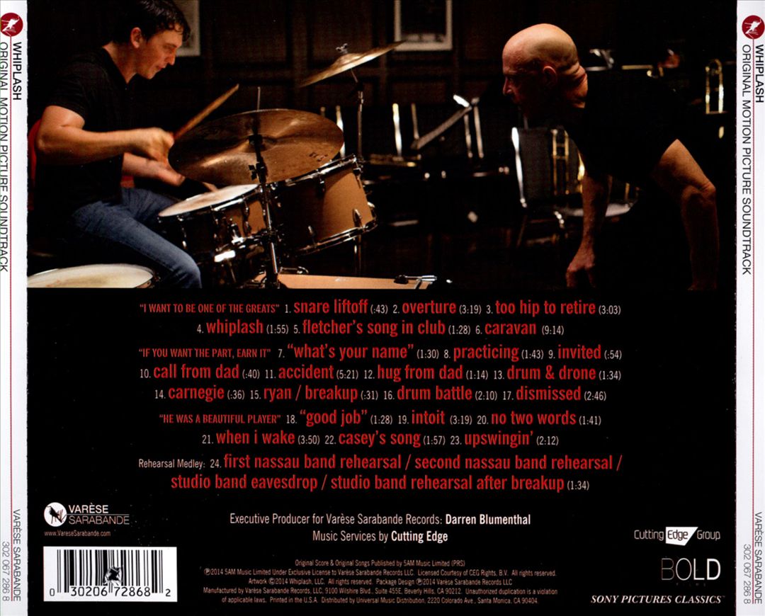 Whiplash [Original Motion Picture Soundtrack] cover art