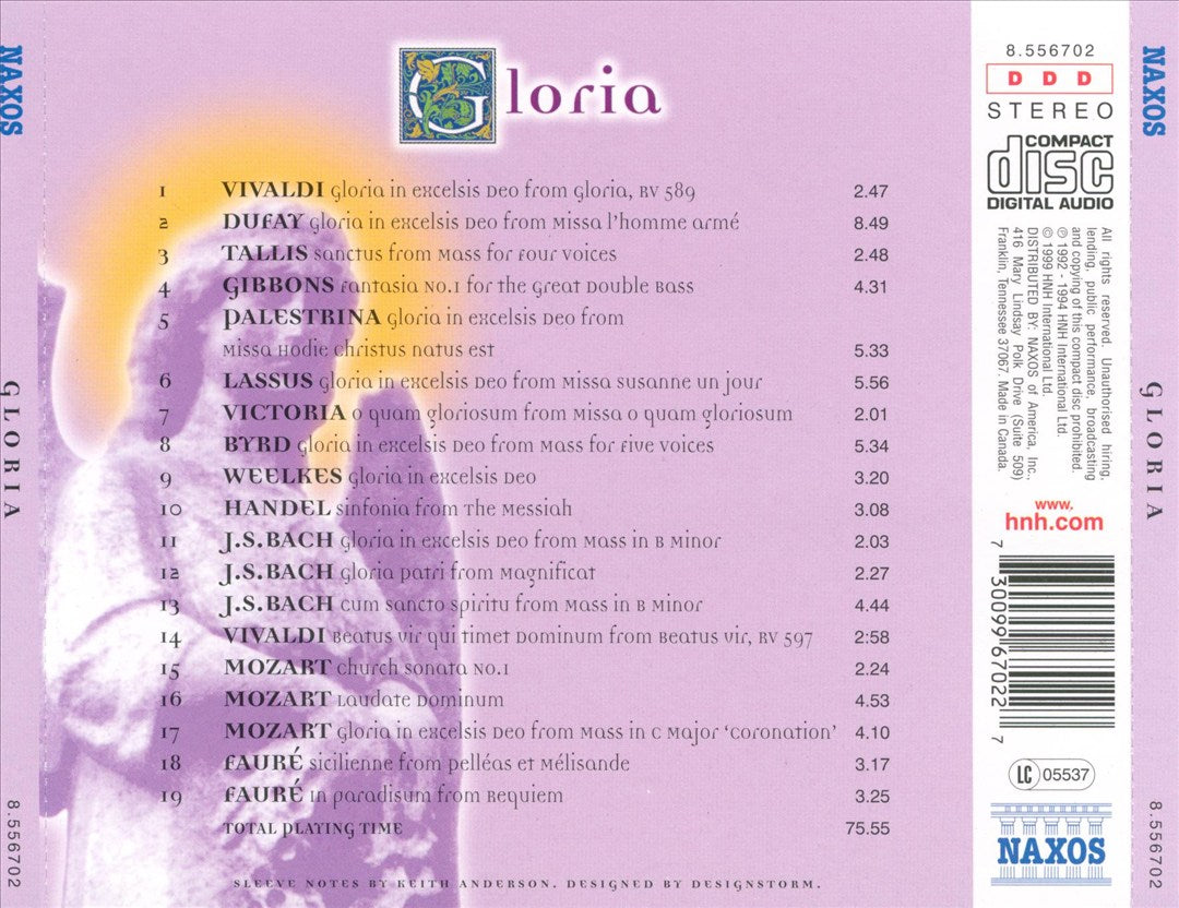 Gloria: Classical Music for Reflection and Meditation cover art