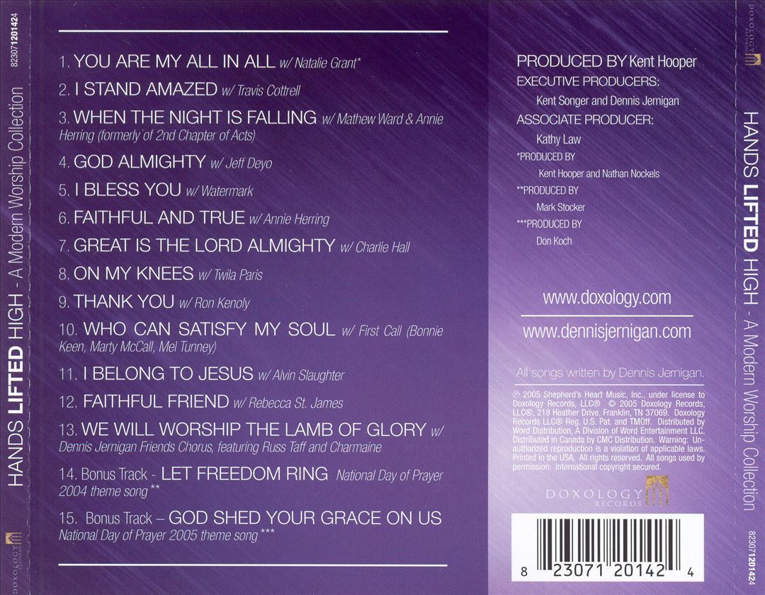 Hands Lifted High: A Modern Worship Collection cover art