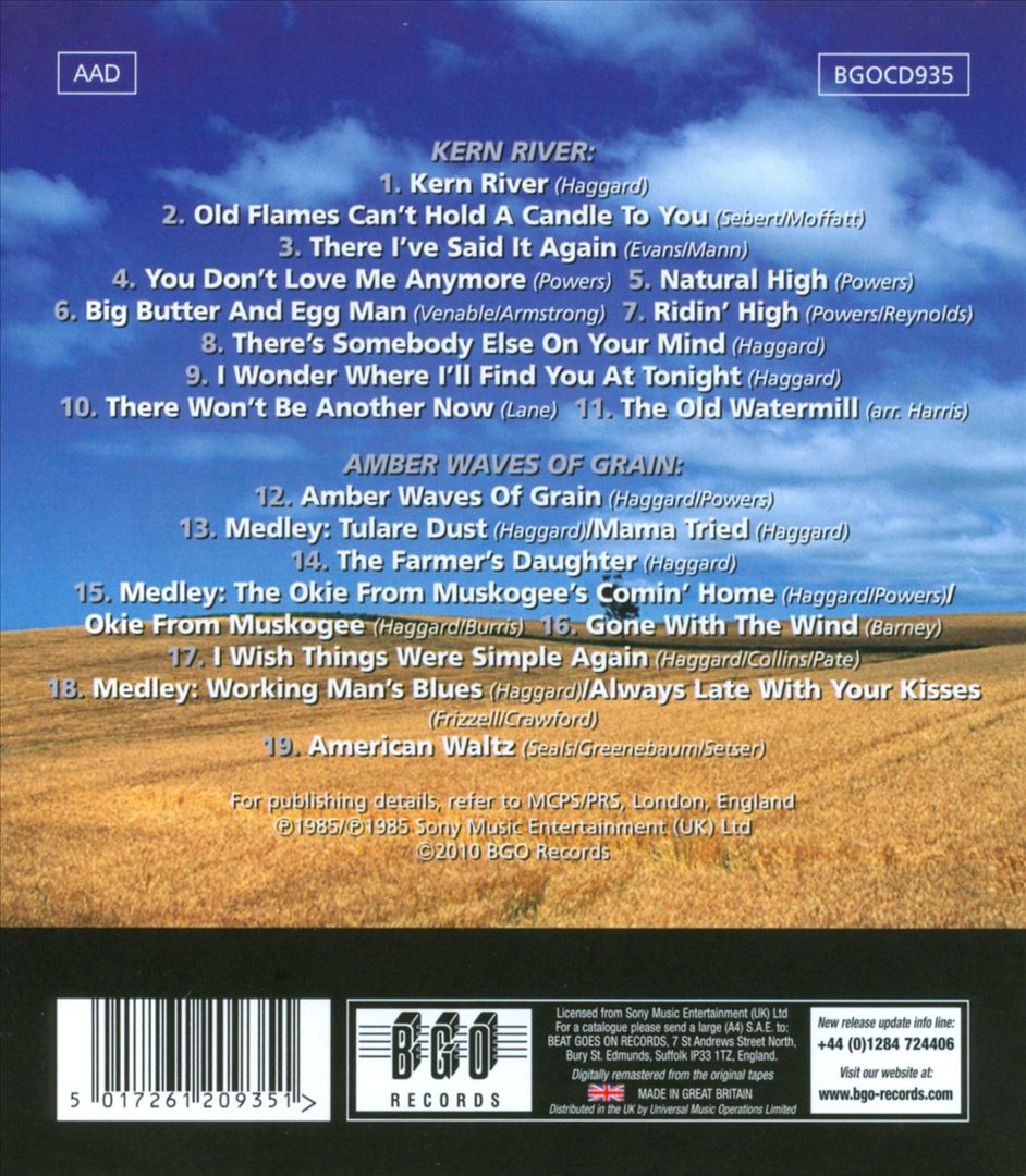 Kern River/Amber Waves of Grain cover art