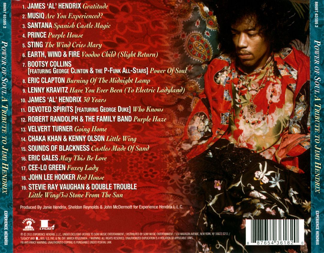 Power of Soul: A Tribute to Jimi Hendrix cover art