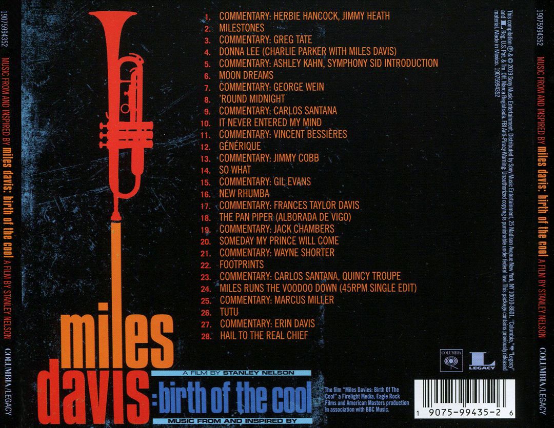 Miles Davis: Birth of the Cool [Original Motion Picture Soundtrack] cover art