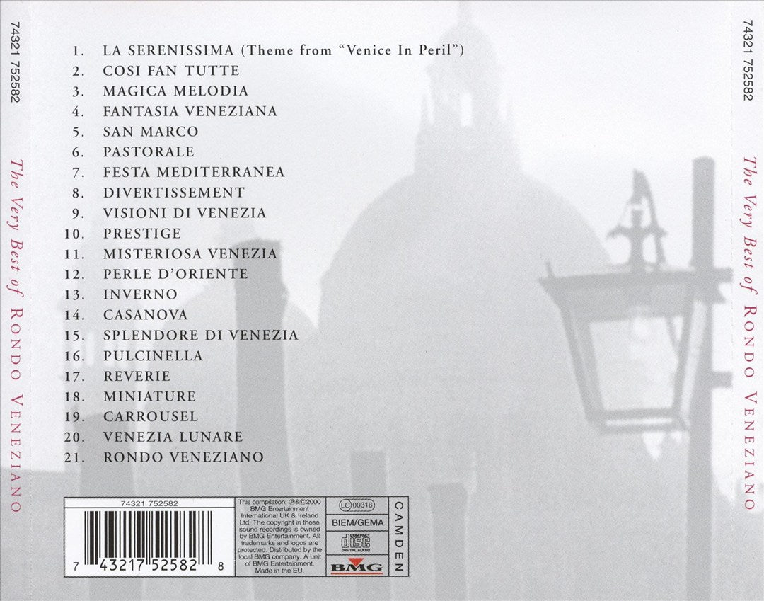 Very Best of Rondo Veneziano cover art