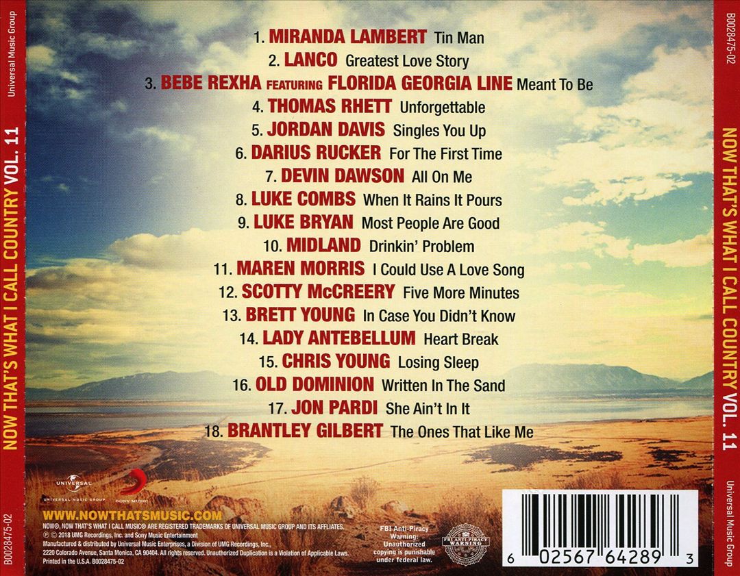 NOW Country, Vol. 11 cover art