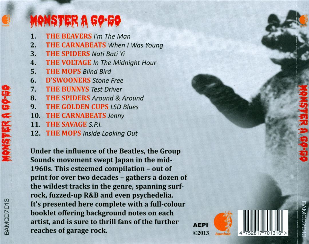 Monster A Go-Go: Teen Trash from Psychedelic Tokyo 1966-1969, Vol. 1 cover art