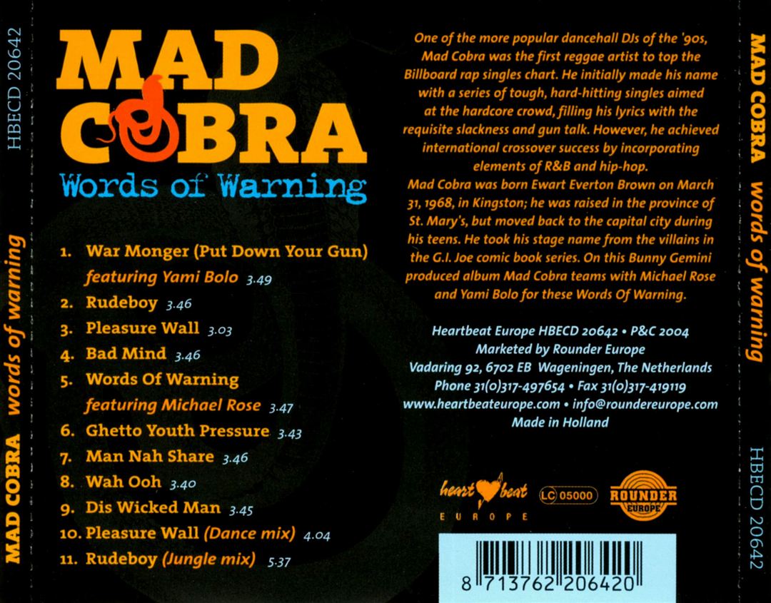 Words of Warning cover art