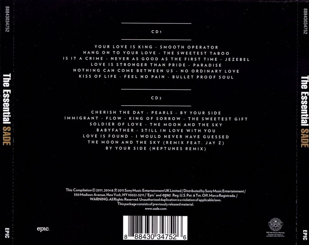 Essential Sade cover art