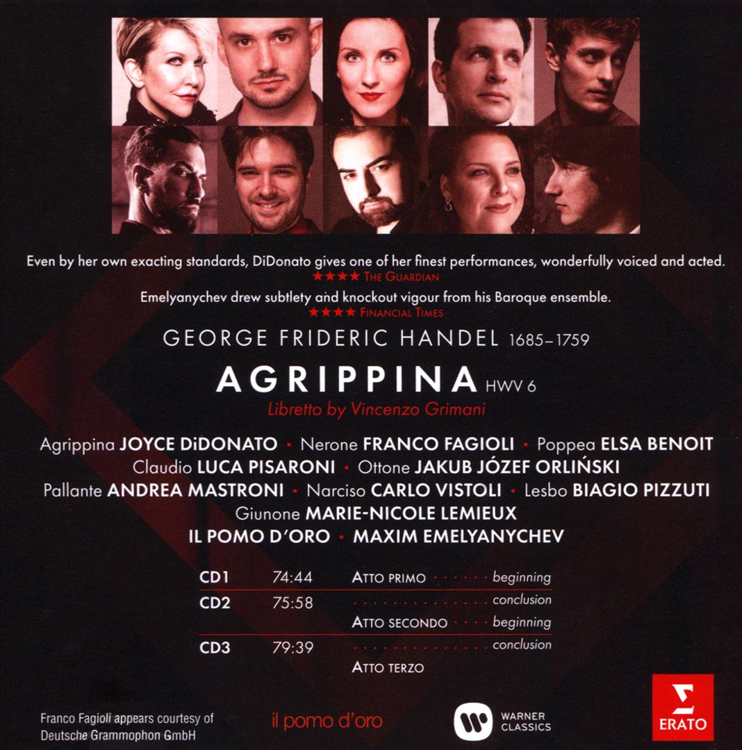 Handel: Agrippina cover art