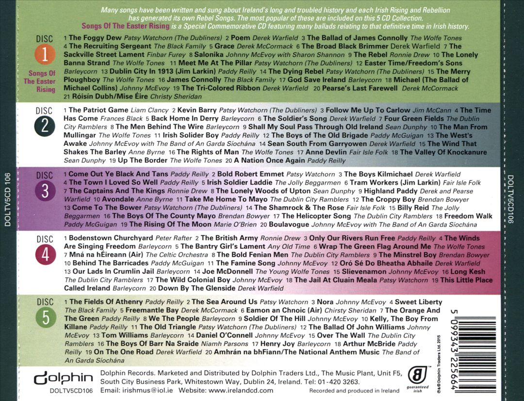 101 Songs of Irish Rebellion cover art