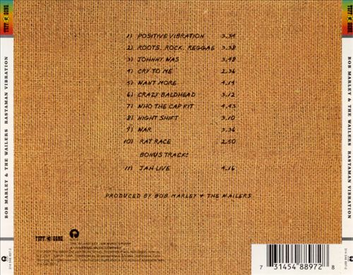 Rastaman Vibration [Bonus Track] cover art