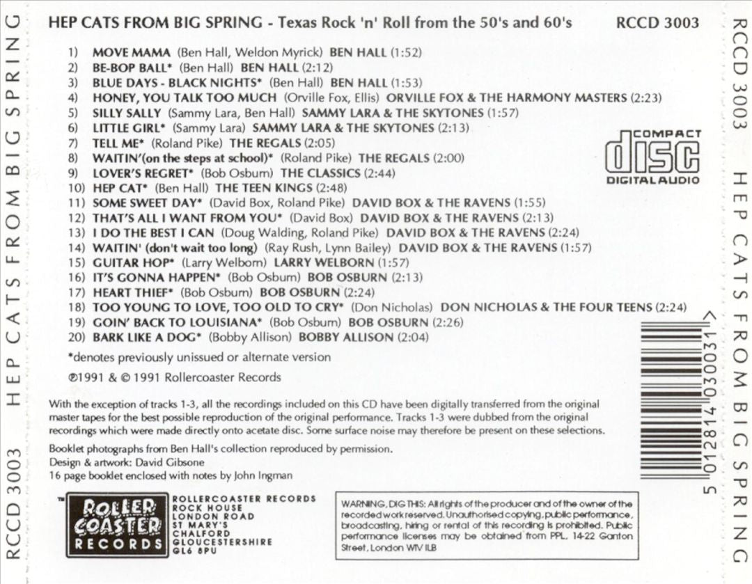 Hep Cats from Big Springs cover art