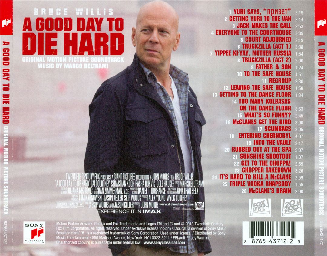 Good Day to Die Hard [Original Motion Picture Soundtrack] cover art