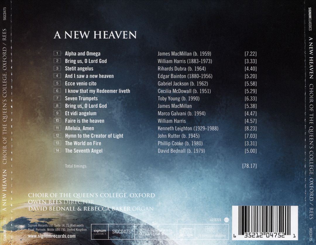 New Heaven cover art