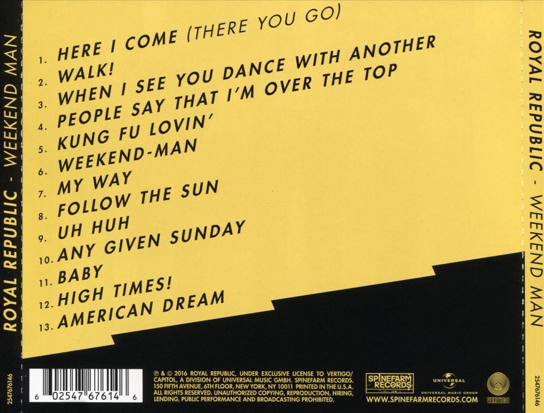 Weekend Man cover art