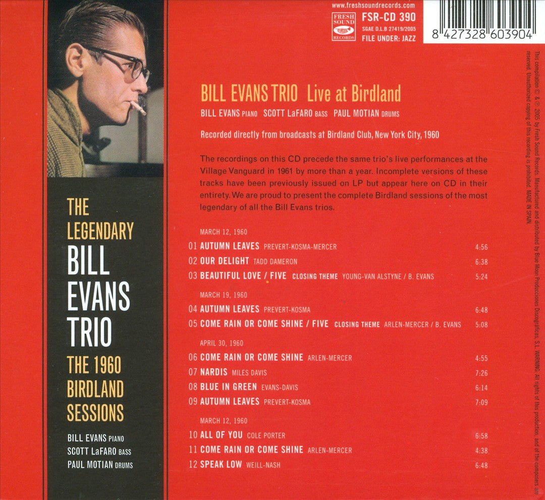 1960 Birdland Sessions cover art
